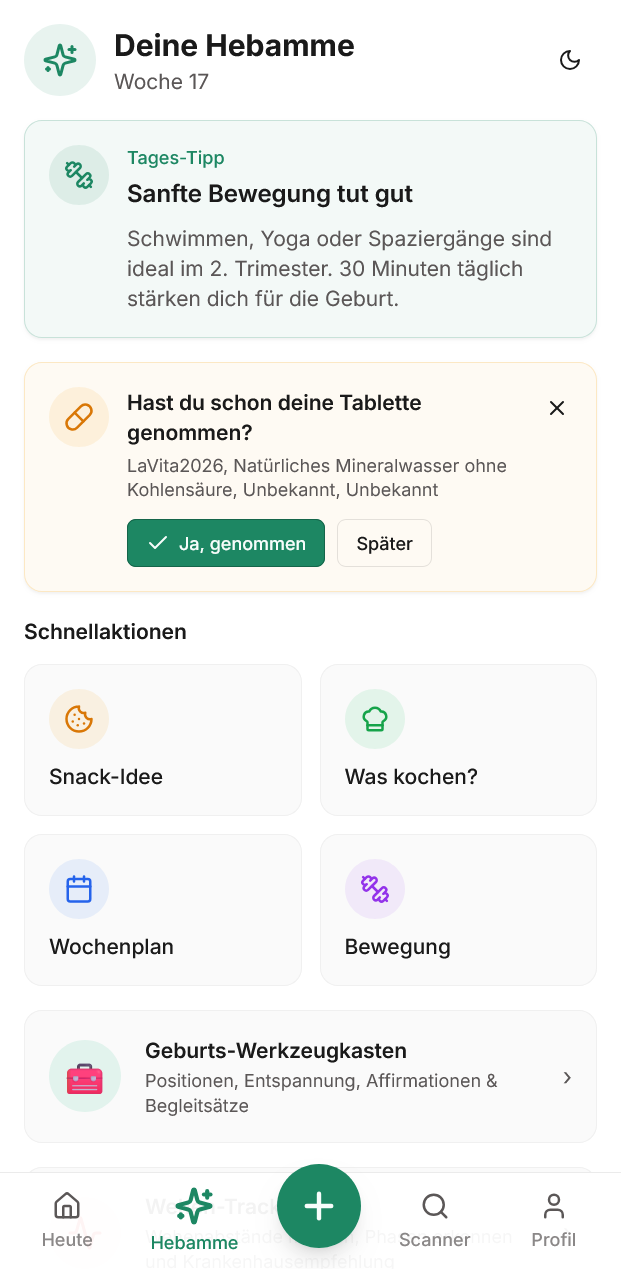 Mia – KI-Assistentin für Mama-Alltag-Fragen in MamaNutrition